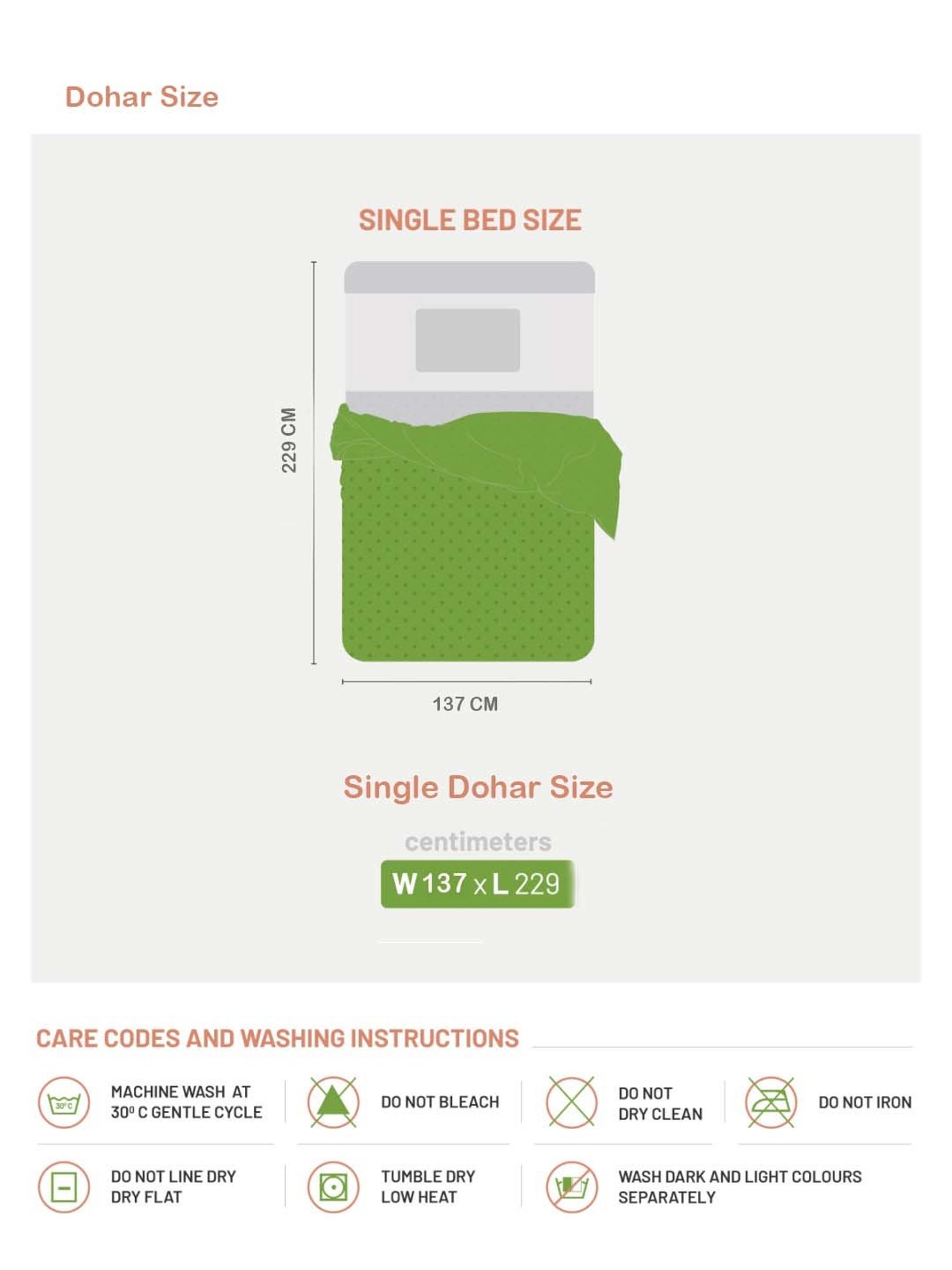 Ddecor Live beautiful Little Brats Blue 145 TC Cotton Single Reversible Dohar