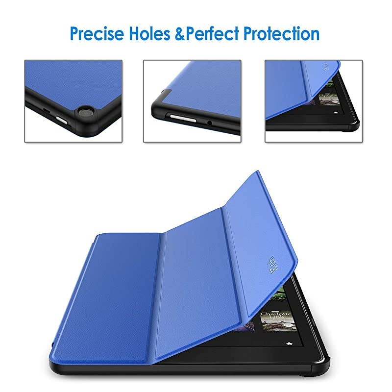 Case for  Fire HD 10 Tablet 101 7th 9th Generation 2017 Release 2019 Release Smart Cover with Auto SleepWake Blue
