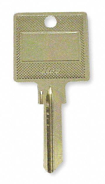 Key Blank, Type Hotel, Pins 6, PK 100