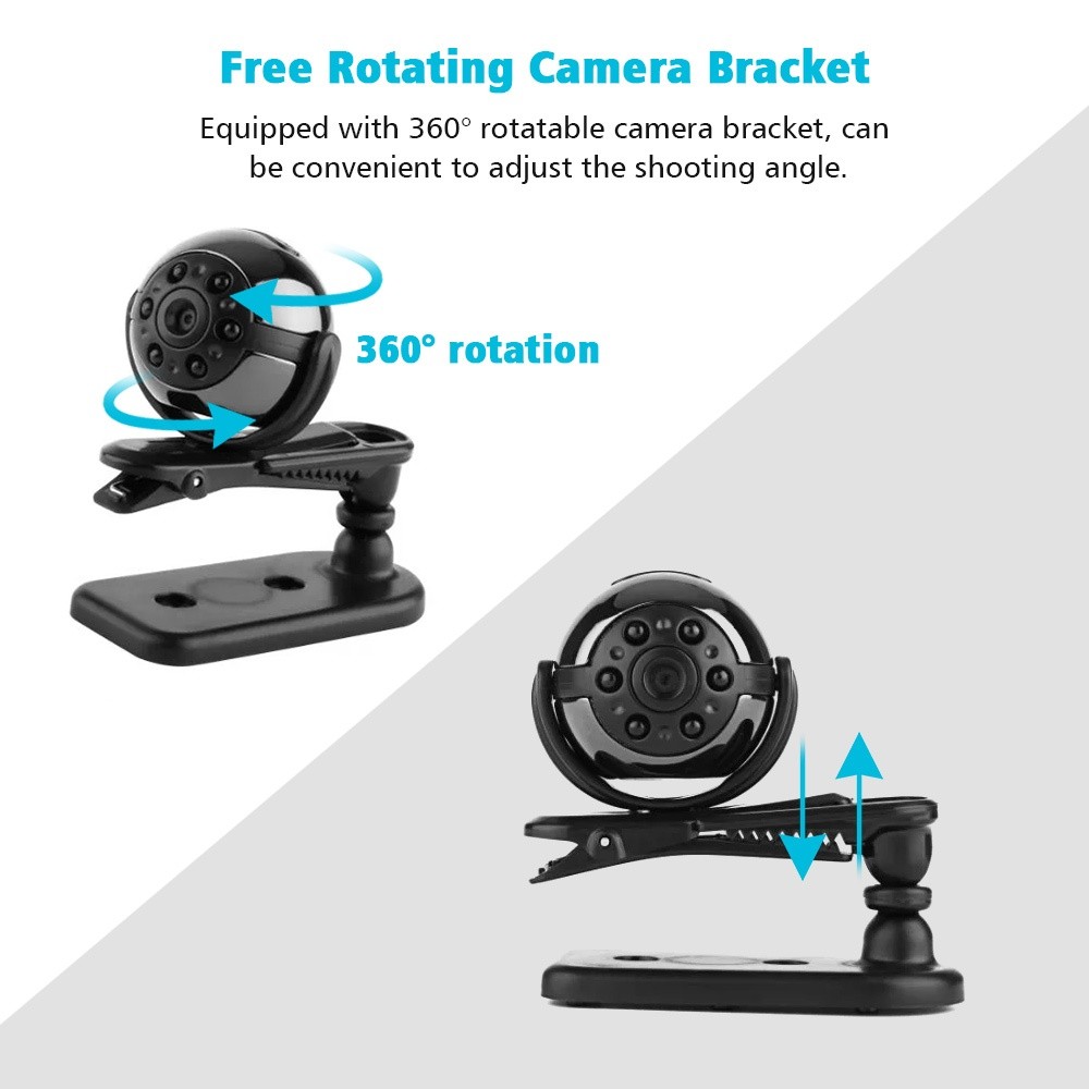 SQ9 1080P Full HD Mini Camera Panoramic 360 Degree Night Vision Small DVR Camcorder Recorder Micro Cam Home Security Monitoring