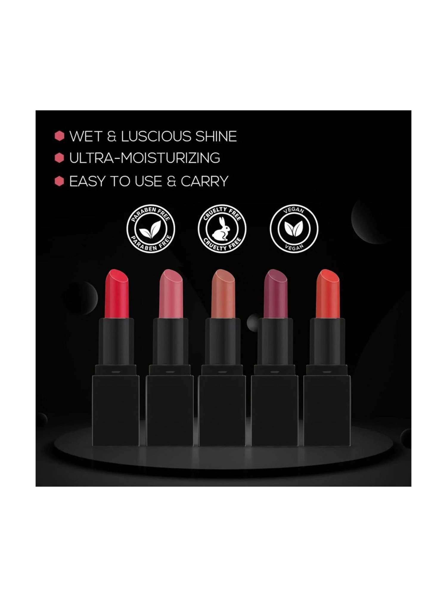 Renee Creme Mini Lipsticks Pack Of 5 - 8.25 gm