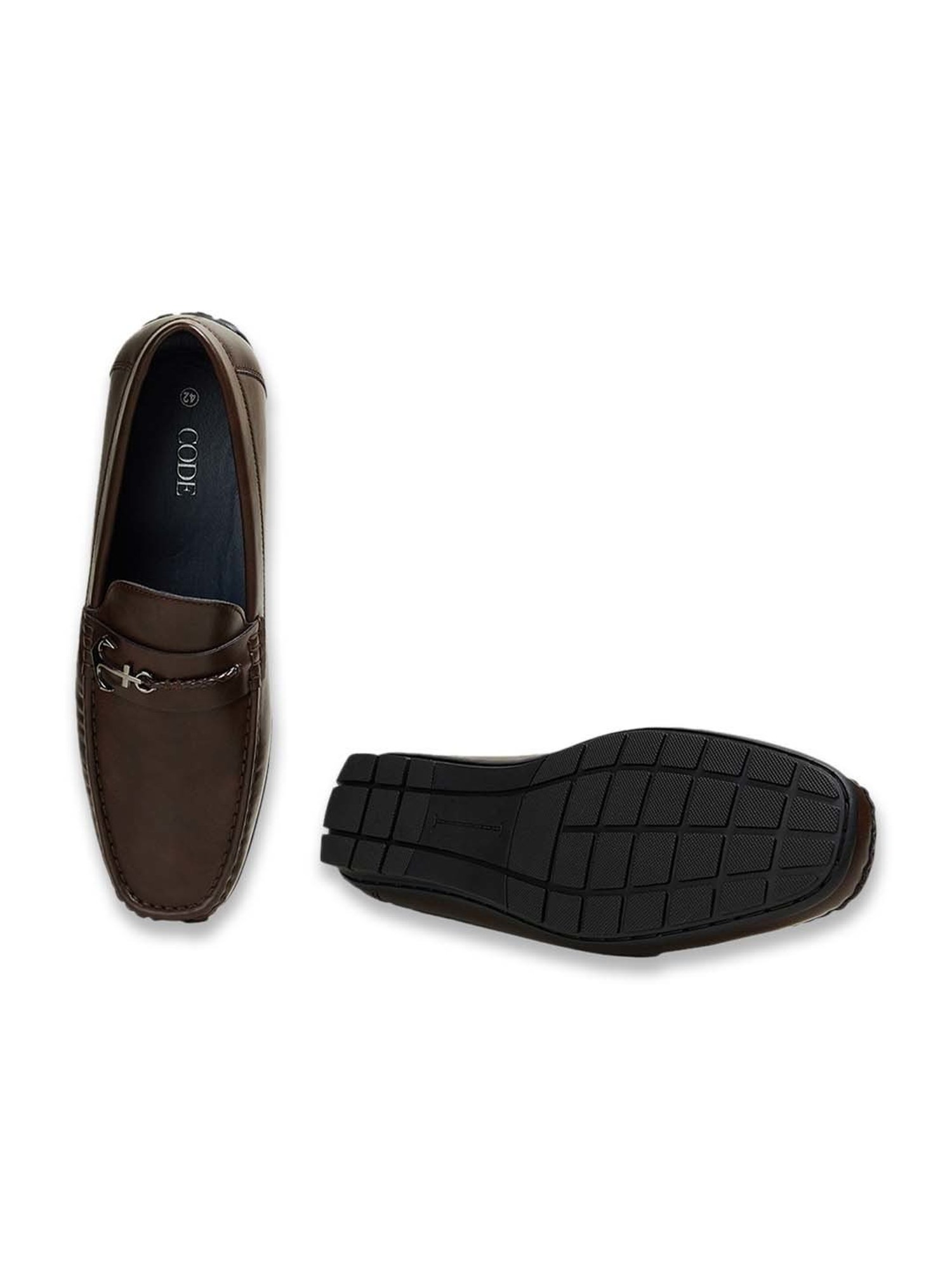 Code by Lifestyle Men's Brown Formal Loafers