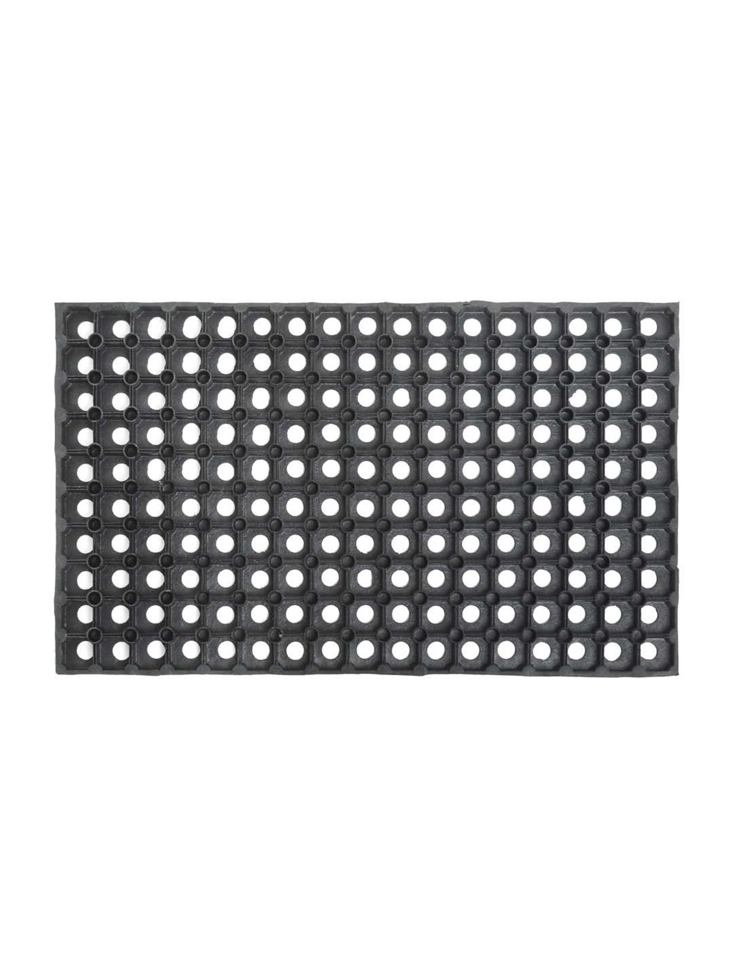 HOSTA HOMES Black Rubber Multipurpose Mat - Set of 1