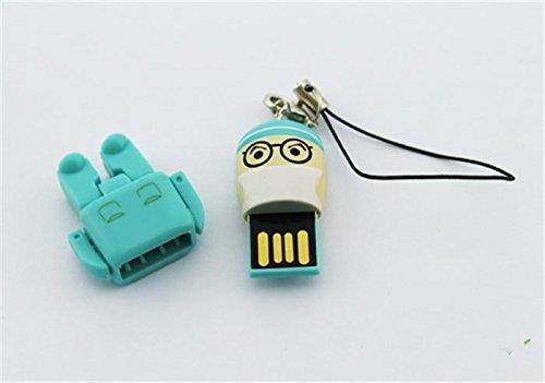 D-CLICK TM High Quality 4GB/8GB/16GB/32GB/64GB/Cool USB High speed Flash Memory Stick Pen Drive Disk (8GB , Doctor-Blue)