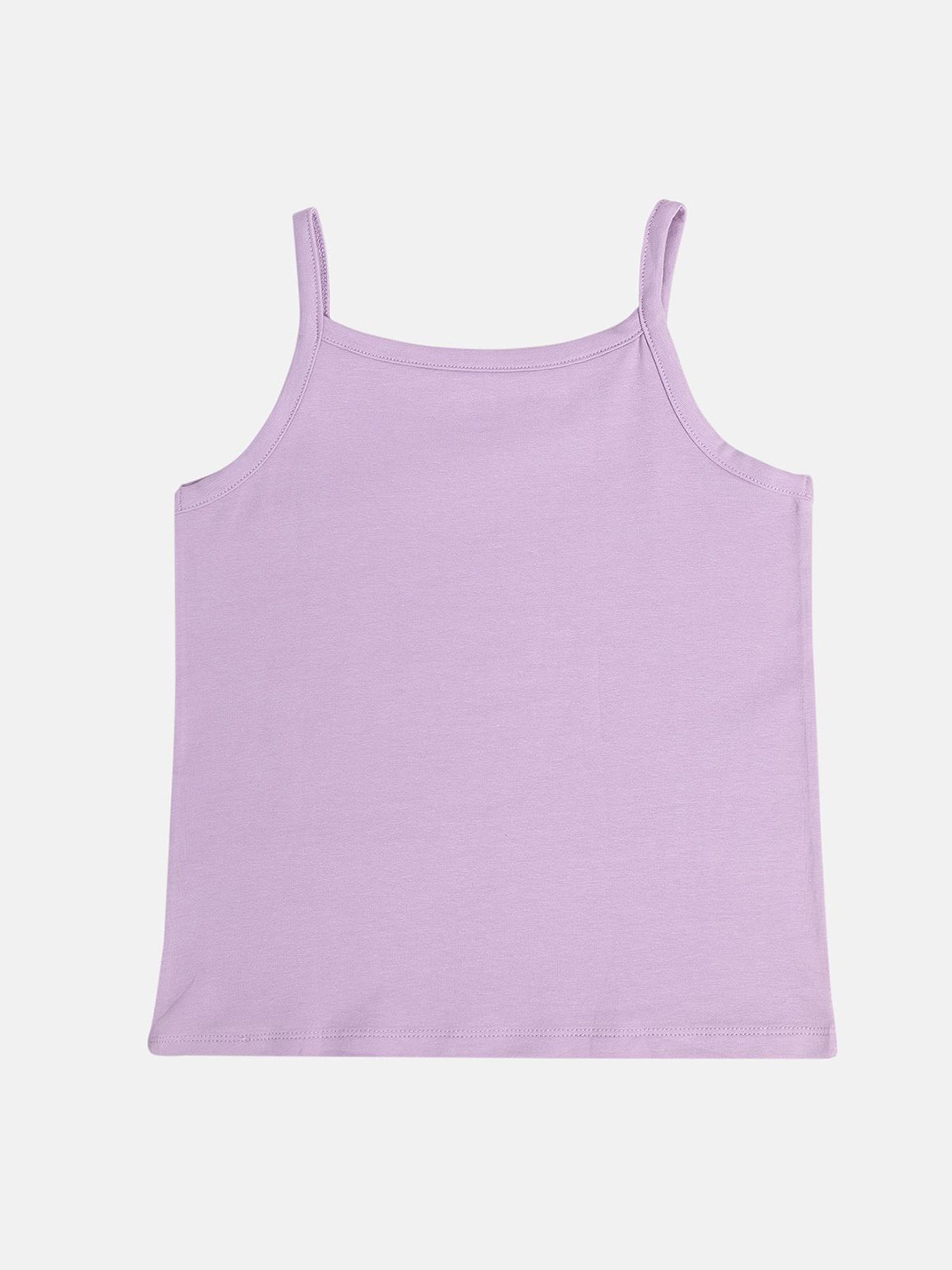 MINIKLUB Girls Purple & Green Printed Camisole (Pack Of 2)