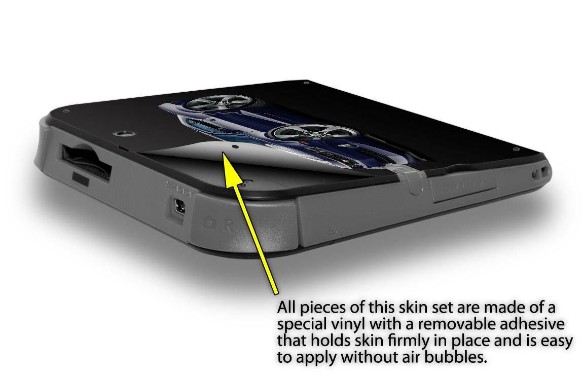 2010 Camaro RS Blue Dark - Decal Style Vinyl Skin fits Nintendo 2DS