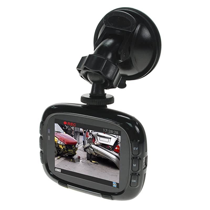 BT54329M-2 Matte Black 2.4" Dash Road HD Camera