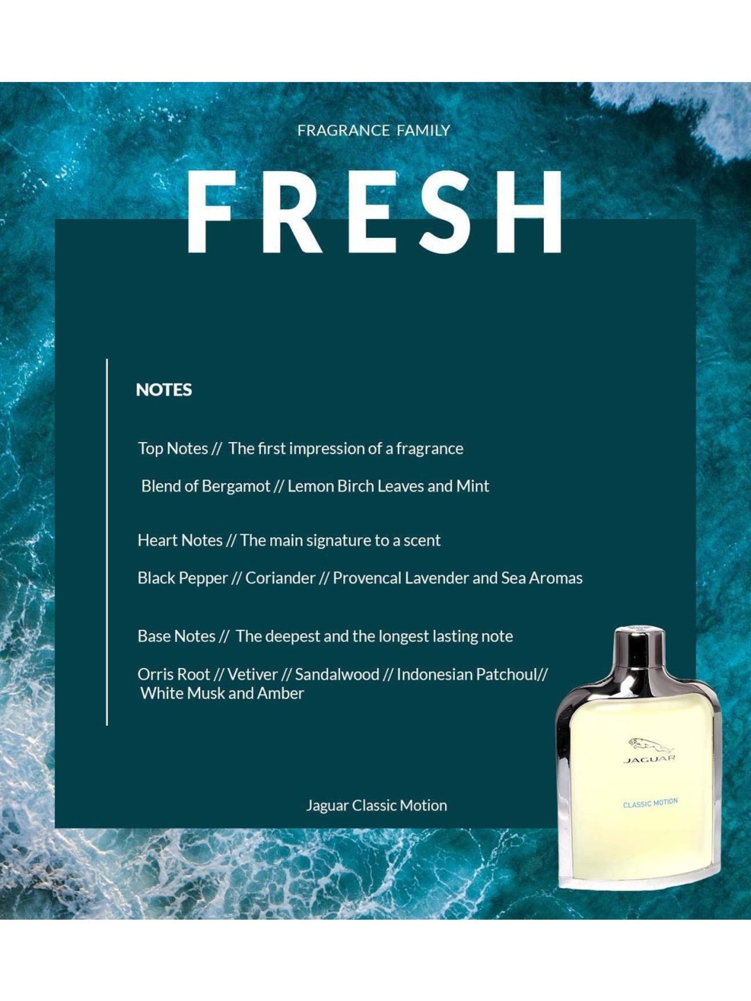 Jaguar Classic Motion Eau de Toilette 100 ml for Men