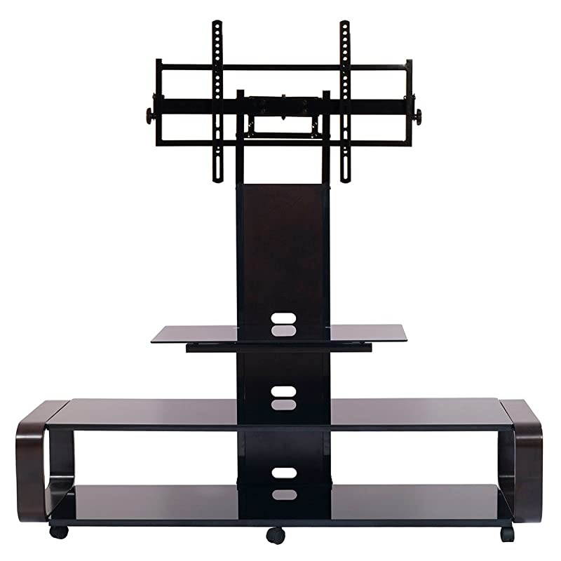 TV Stand for 35-85" TV, Espresso/Black