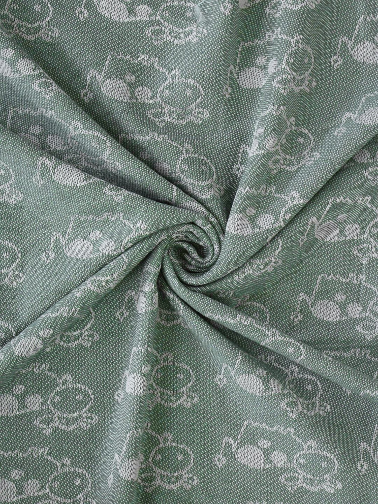 DDECOR Live beautiful Geometric Insignia Dove 210 TC Cotton Comforters - Set of 3