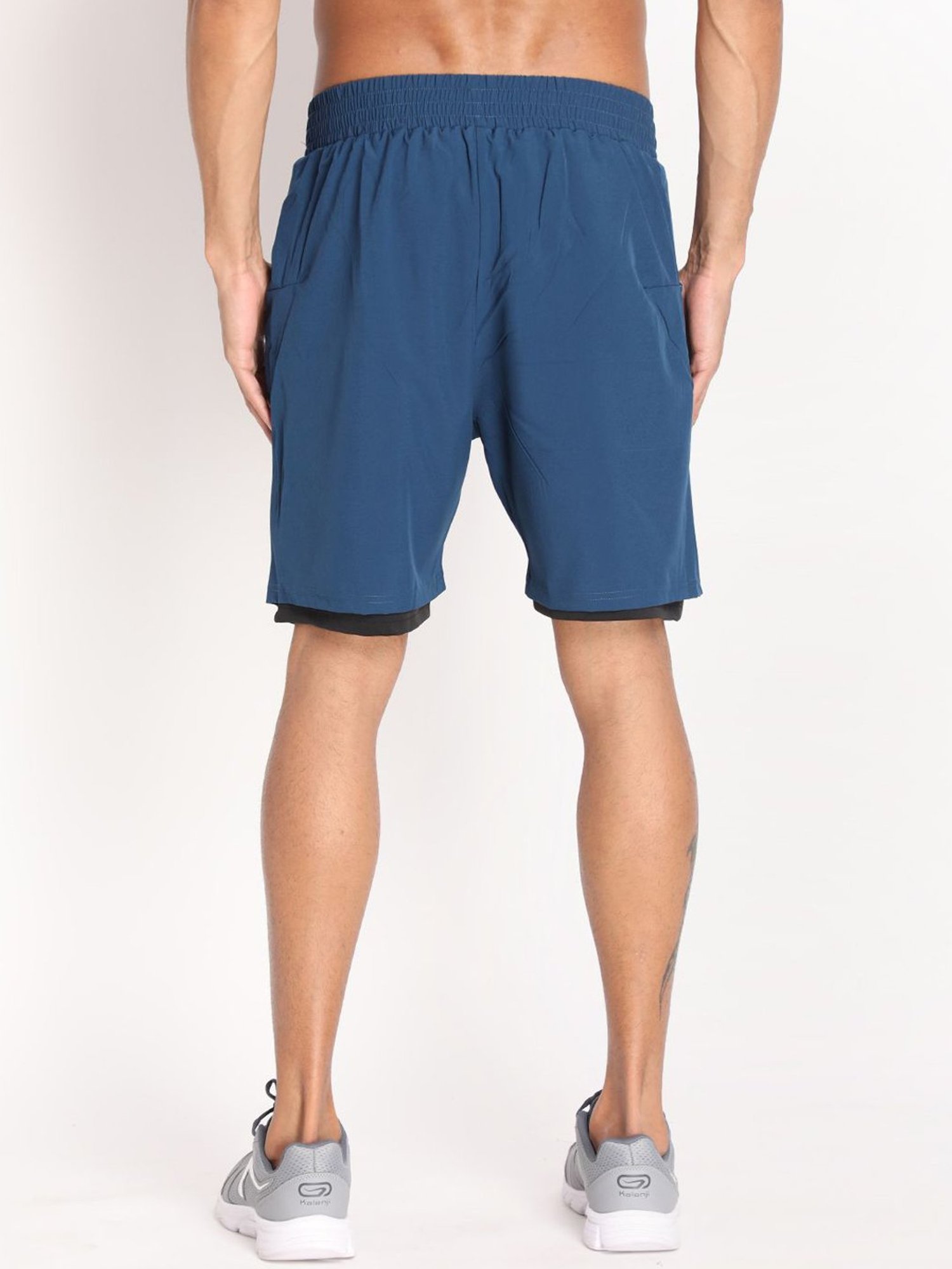Chkokko Blue Regular Fit Shorts