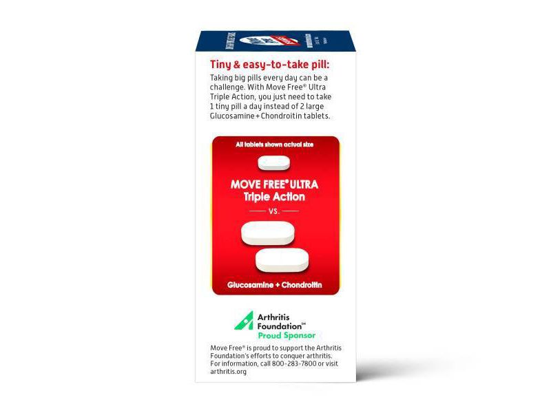 Move Free Ultra UCII Capsule Value Pack with Calcium and Collagen - 64ct