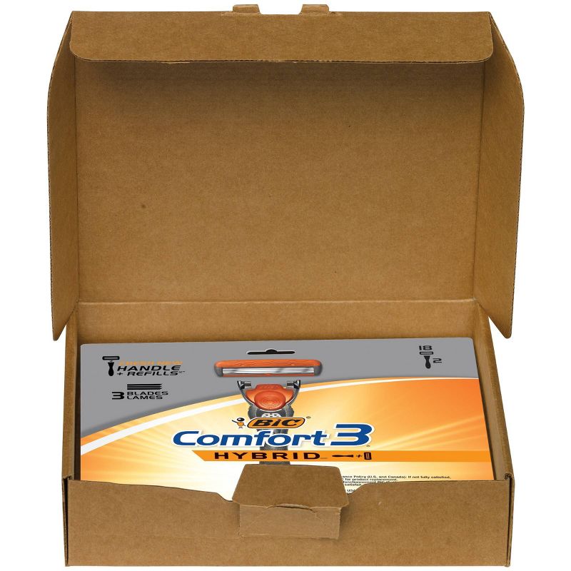 BiC Comfort 3 Hybrid Disposable 3-Blade Razors - 18ct