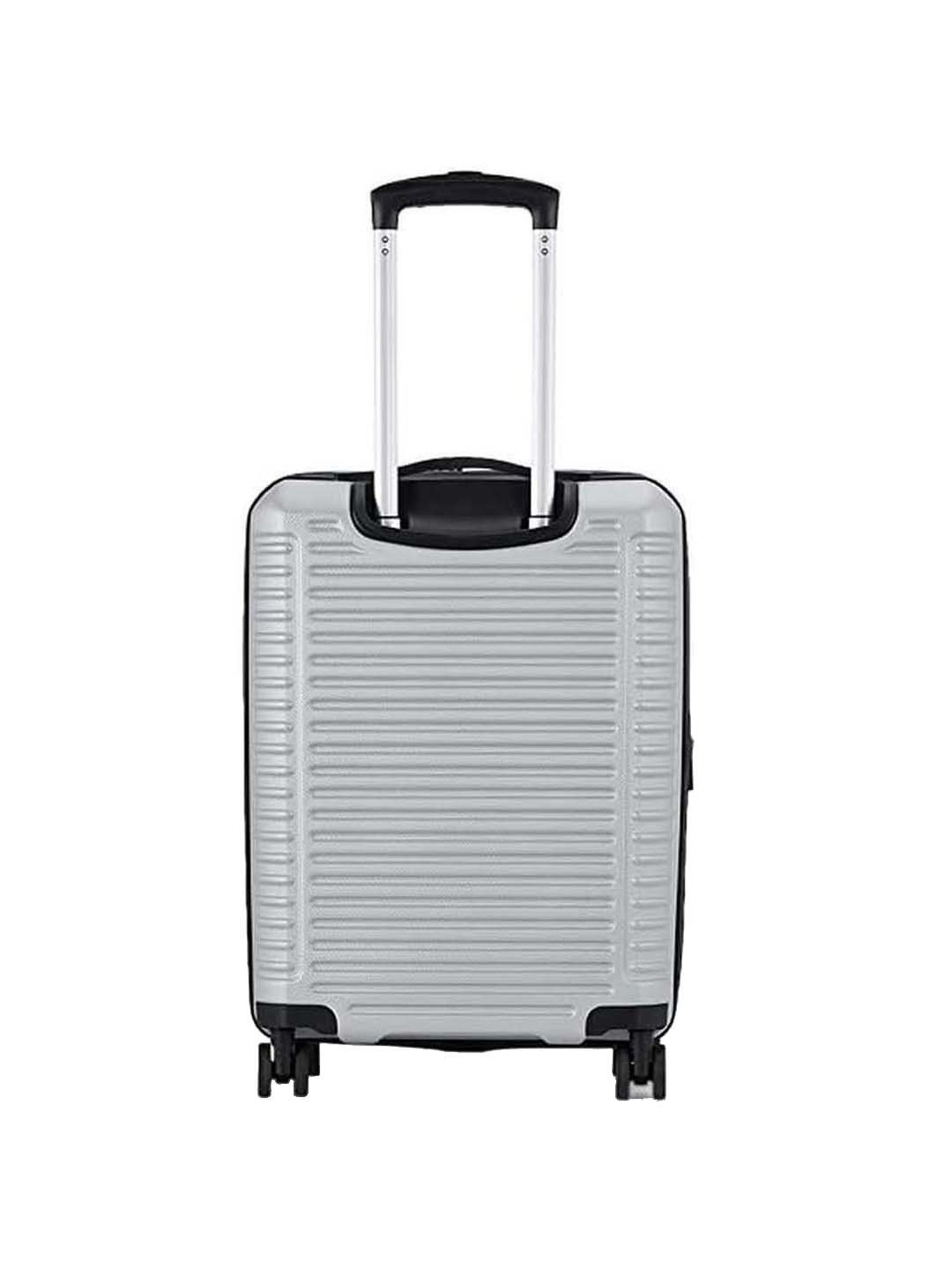 Tommy Hilfiger Grey 8 Wheel Small Hard Cabin Trolley - 39 cm