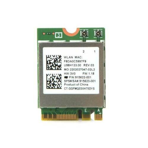 New HP 11-AH117WM  Wireless WiFi Card 915622-001 915623-001 RTL8822BE 189