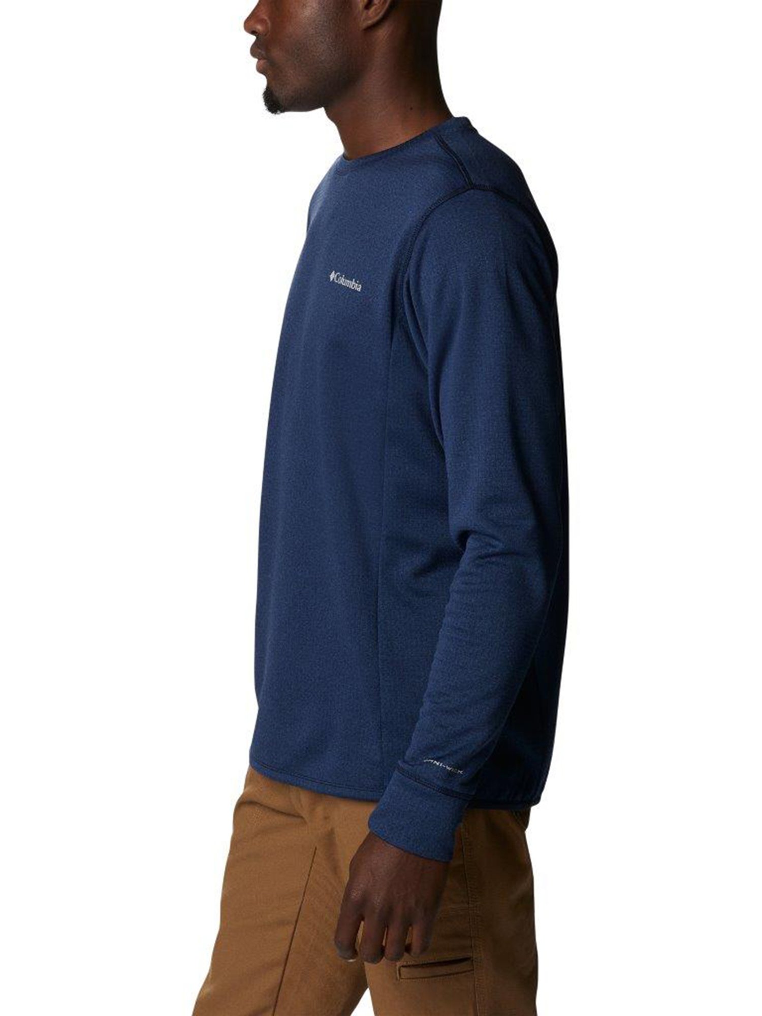 Columbia Men Blue Park View Crew T-Shirt