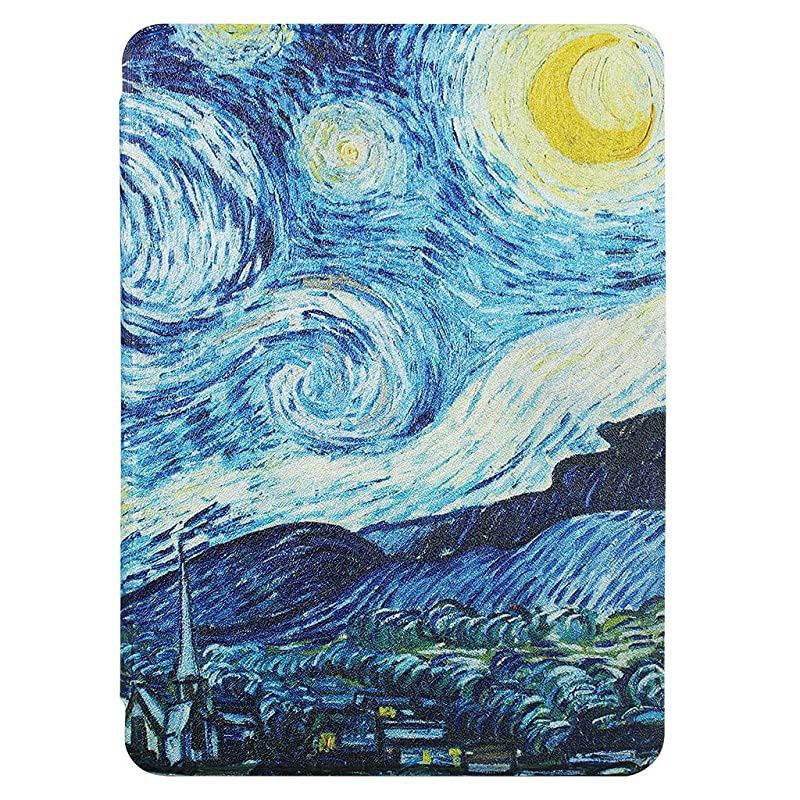 Smart Case for Kindle Paperwhite(2018 Released, 10th Generation) - Slim and Light Weight Shell Cover with Auto Wake/Sleep for Kindle Paperwhite 2018-Star Sky