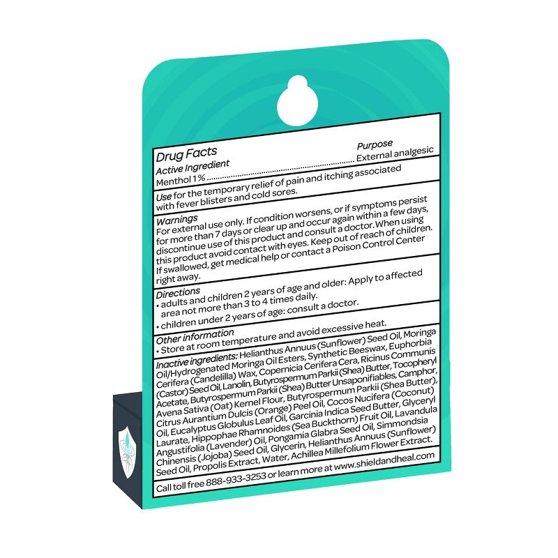 Shield+Heal Medicated Single Lip Balm - 0.15oz