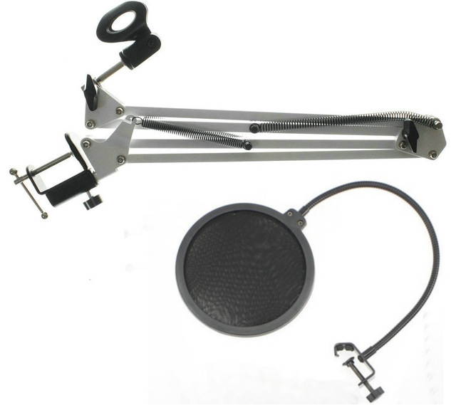 BM800 bm 800 Condenser Cardioid Pro Audio Studio Vocal Recording Microphone KTV Karaoke+ NB35 Stand Holder