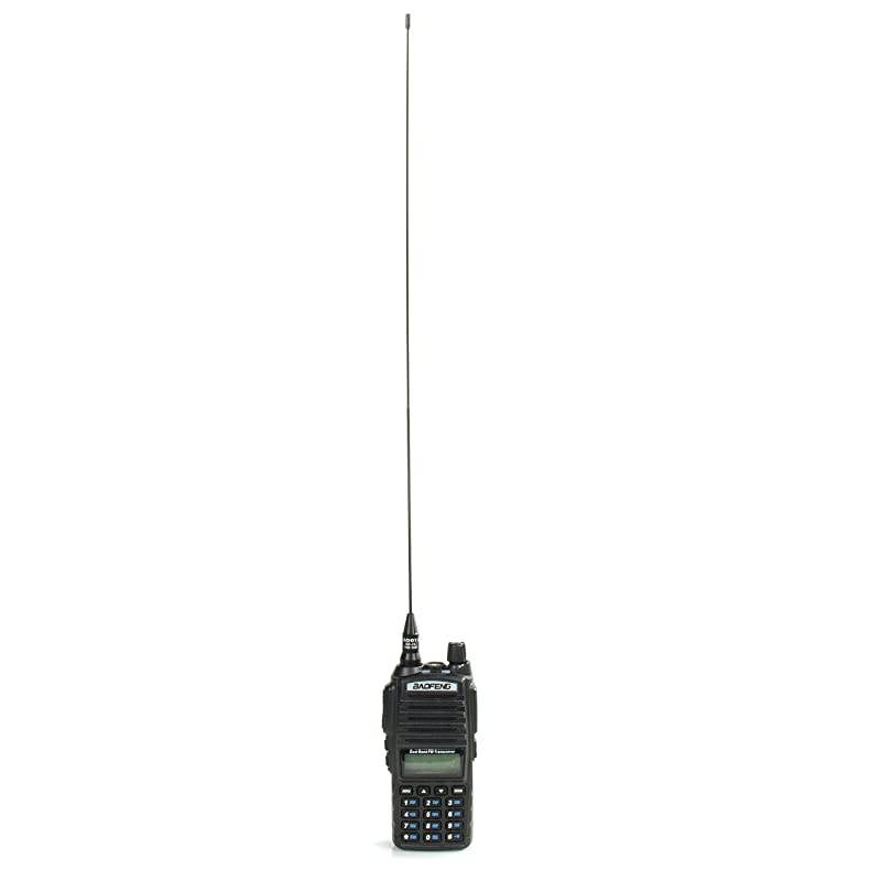 Authentic Genuine Nagoya NA24J 162Inch Ultra Whip VHFUHF 144430Mhz Antenna SMAFemale for  and BaoFeng Radios