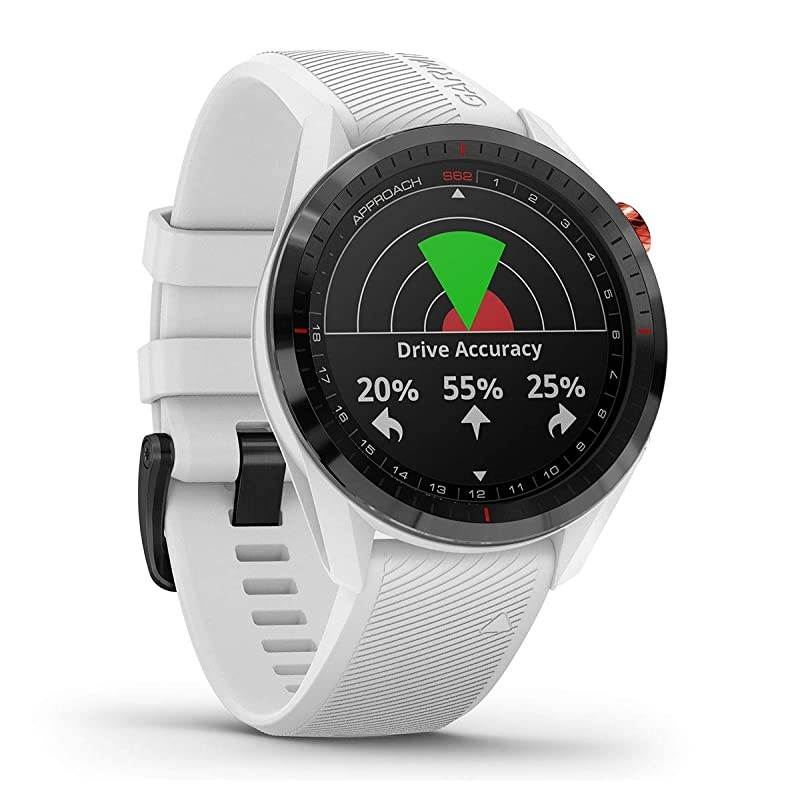 Garmin Approach S62 (White) Premium Golf GPS Watch Bundle | + Portable Charger (Large) & HD Screen Protectors | Virtual Caddie, 41,000+ Courses, Slope | Best Golf GPS Watch | 010-02200-01