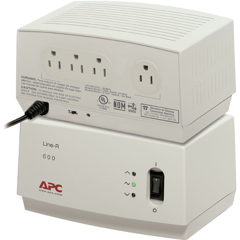 APC Line-R 600VA Line Conditioner With AVR - 110V AC 600VA