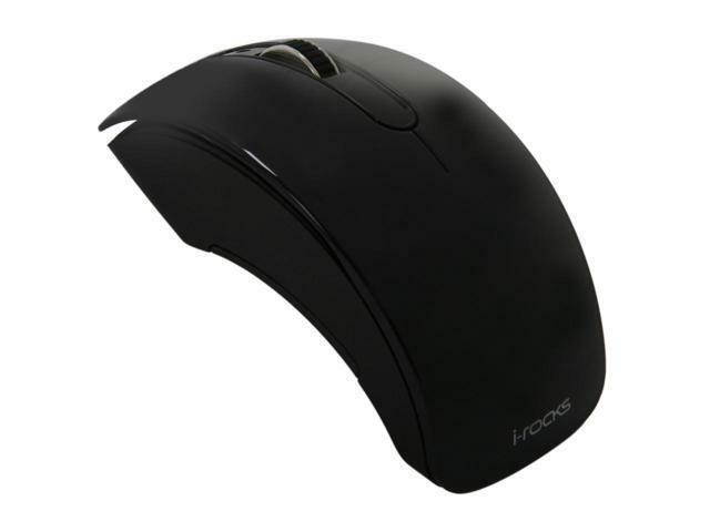 i-Rocks RF-7700L-BK Black 1 x Wheel USB RF Wireless Laser 1600 dpi Mouse