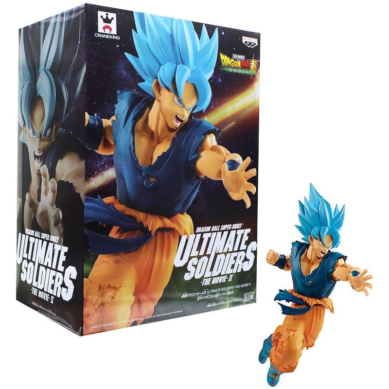 Little Buddy LLC Dragon Ball Super Movie Ultimate Soldiers Banpresto Vol. 2 Figure - SS Blue Goku