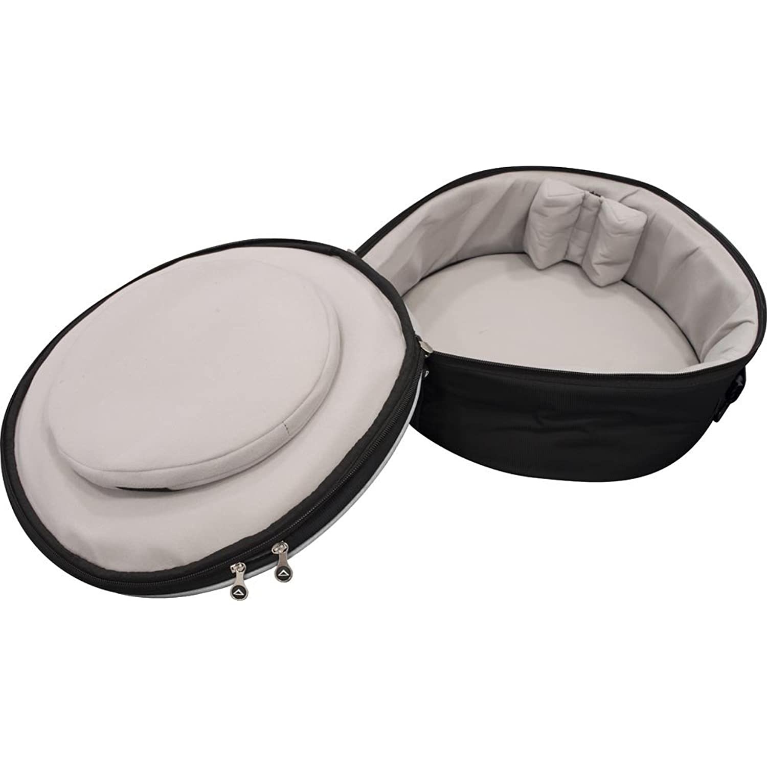 Ultimate Support USHB2-SN-BK Hybrid 2.0 Series Snare Drum Bag with Gray Trim (USHB2-SN-GR)