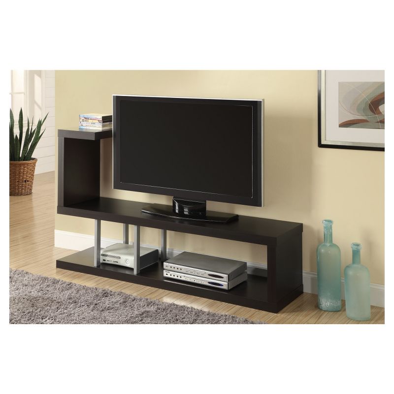 Hollow Core TV Stand - Cappuccino (60") - EveryRoom