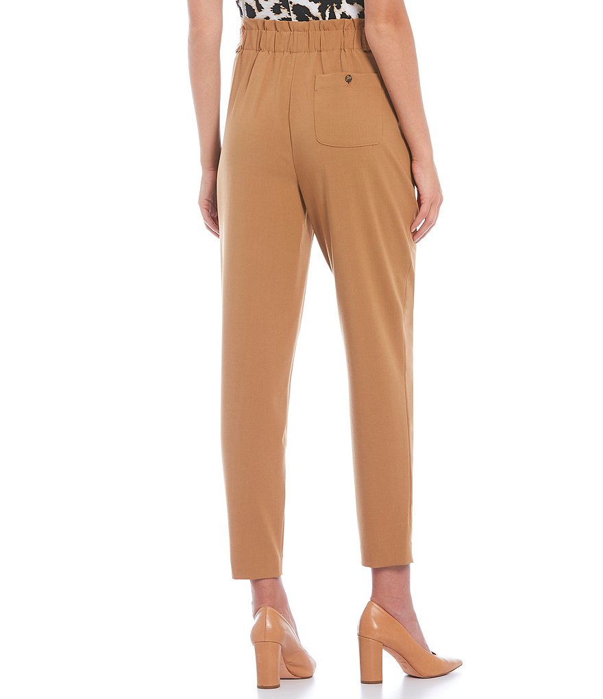 Ruby Rd. Petite Size Double Face Stretch Embellished Hem Capri Pants