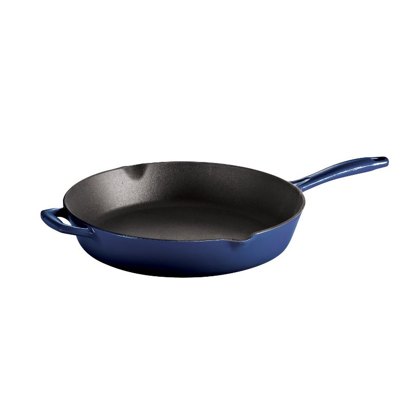 Tramontina Gourmet 12" Enameled Cast Iron Skillet Cobalt