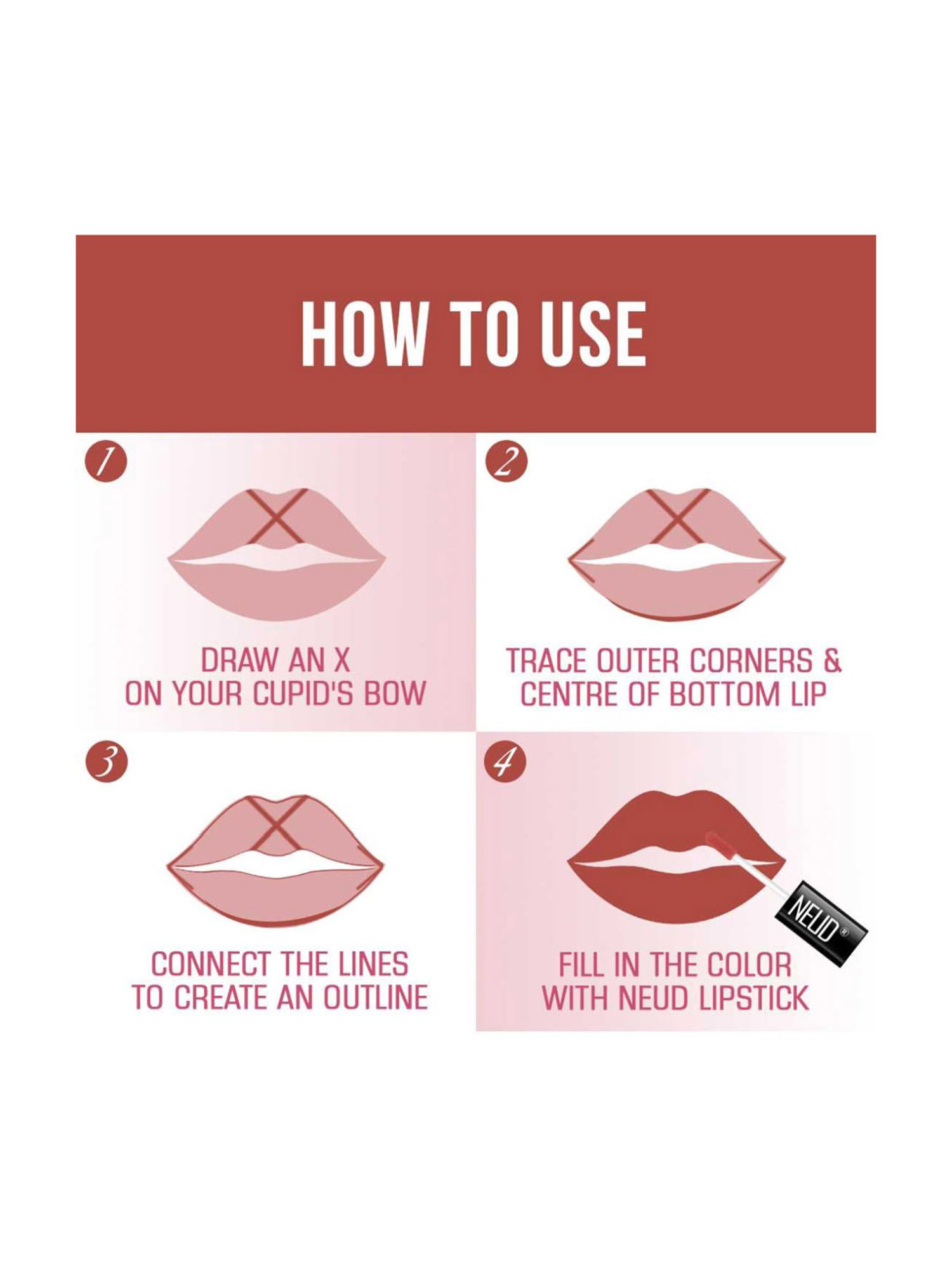 NEUD Matte Liquid Lipstick Jolly Coral with Free Lip Gloss