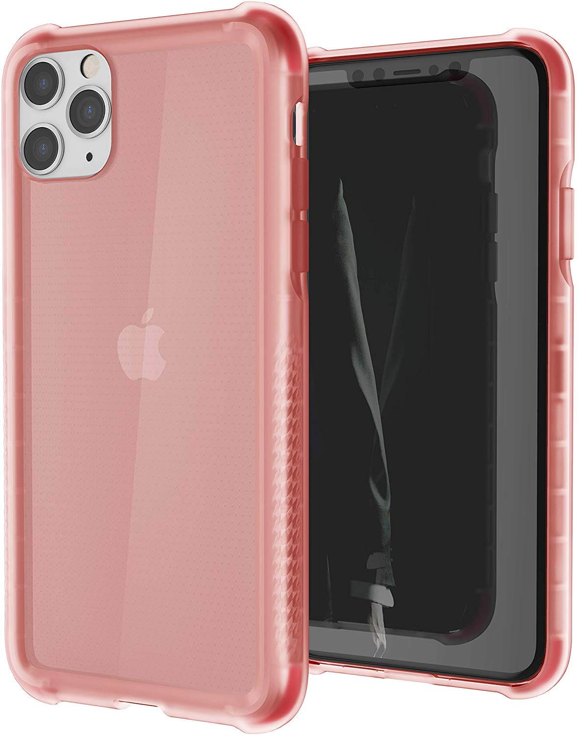 Ghostek Covert Clear iPhone 11 Pro Max Case with Super Slim Fit Design and Grip Bumper Shockproof Heavy Duty Protection Wireless Charging Compatible for 2019 iPhone 11 Pro Max (6.5 Inch) - (Clear)