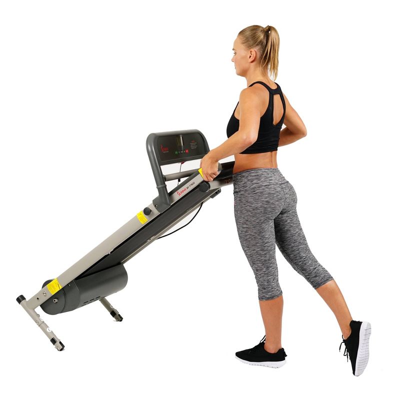 Sunny Health & Fitness Space Saving Folding Treadmill