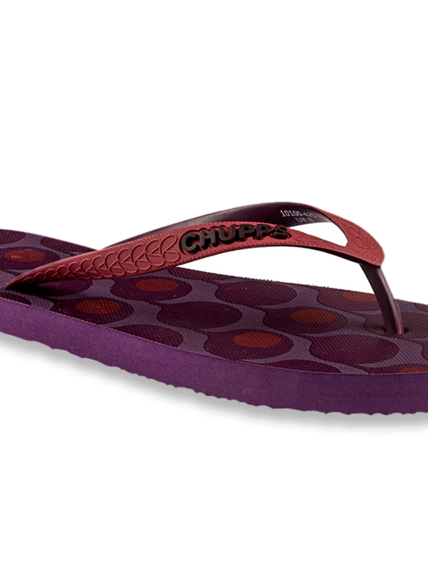 Chupps Men's Red Flip Flops