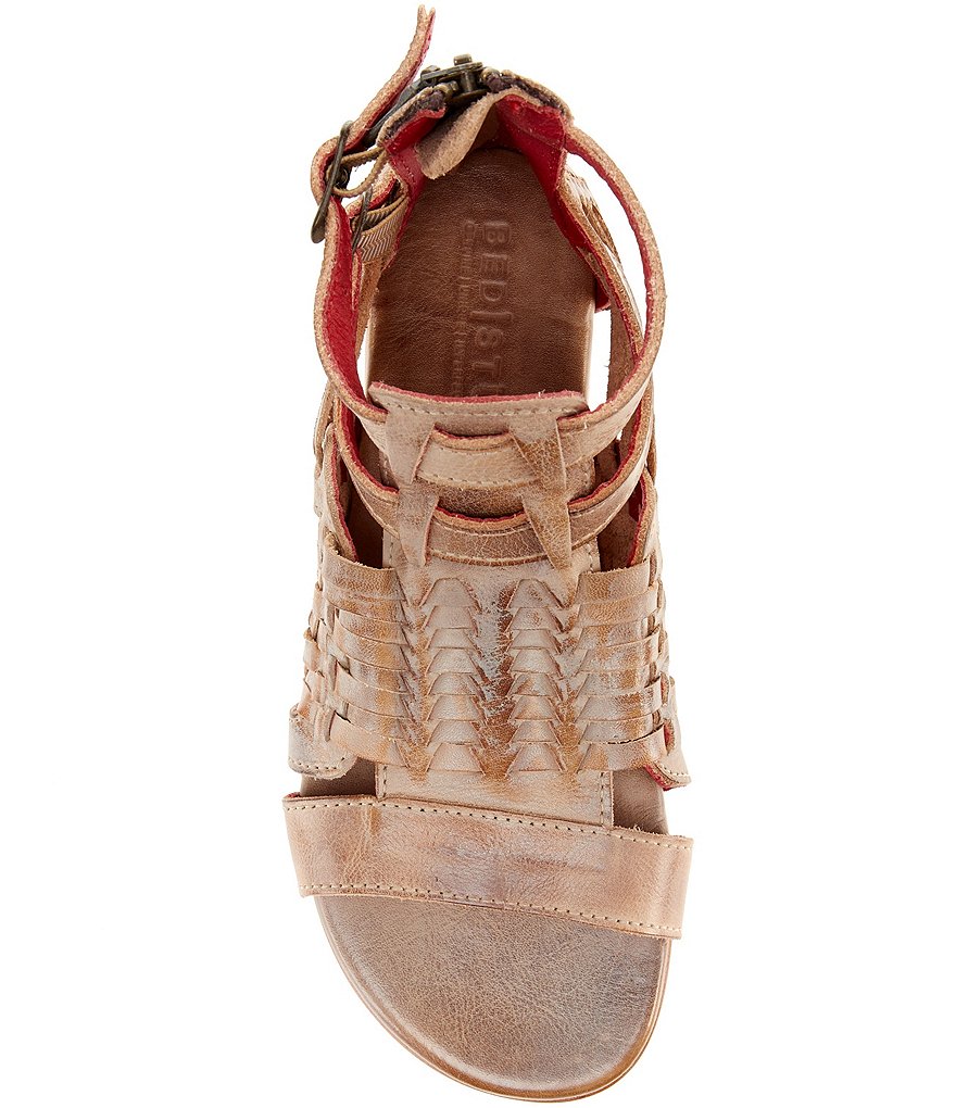 Bed Stu Claire Leather Flat Sandals