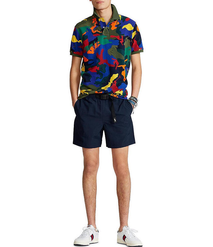 Polo Ralph Lauren Big & Tall Polo Pony Camo Mesh Short-Sleeve Polo Shirt