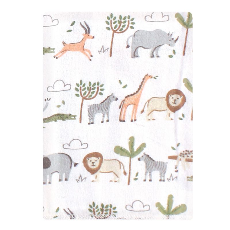 Hudson Baby Unisex Baby Cotton Terry Drooler Bibs with Fiber Filling, Neutral Woodland, One Size