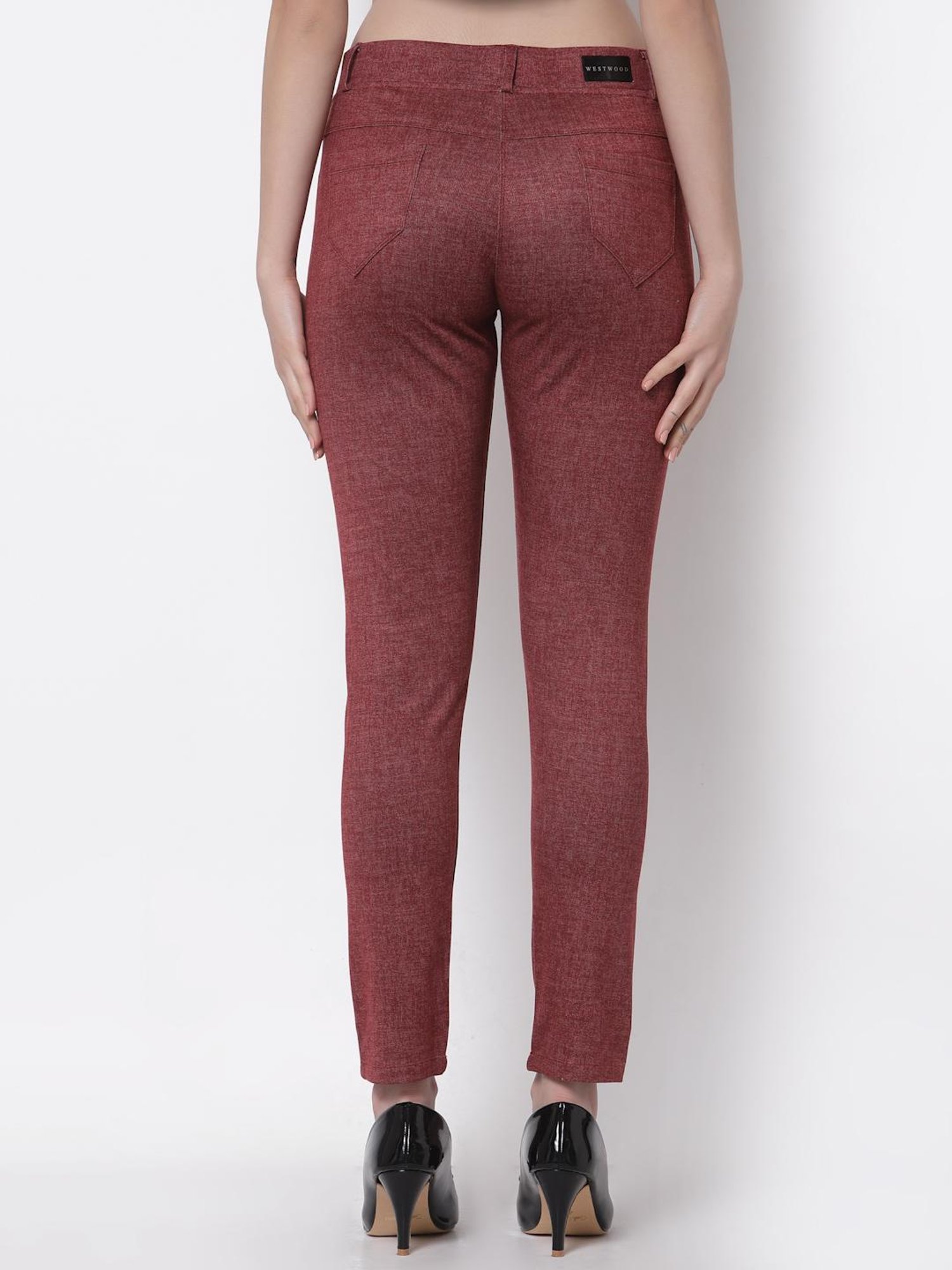 Westwood Brick Rust Skinny Fit Jeggings