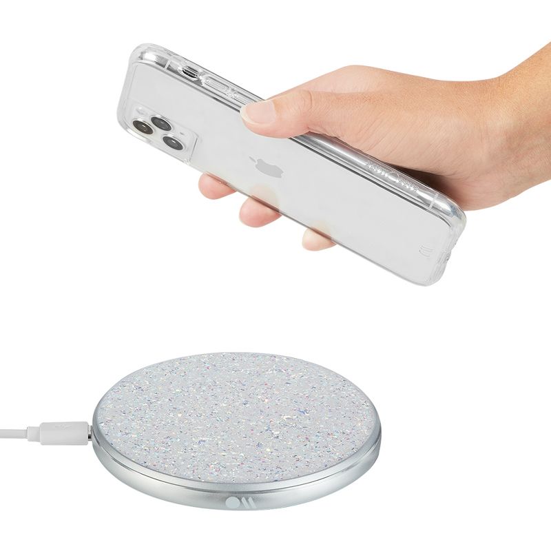 Case-Mate Twinkle Power Disc Wireless Charger - Charges all Qi Enabled Devices
