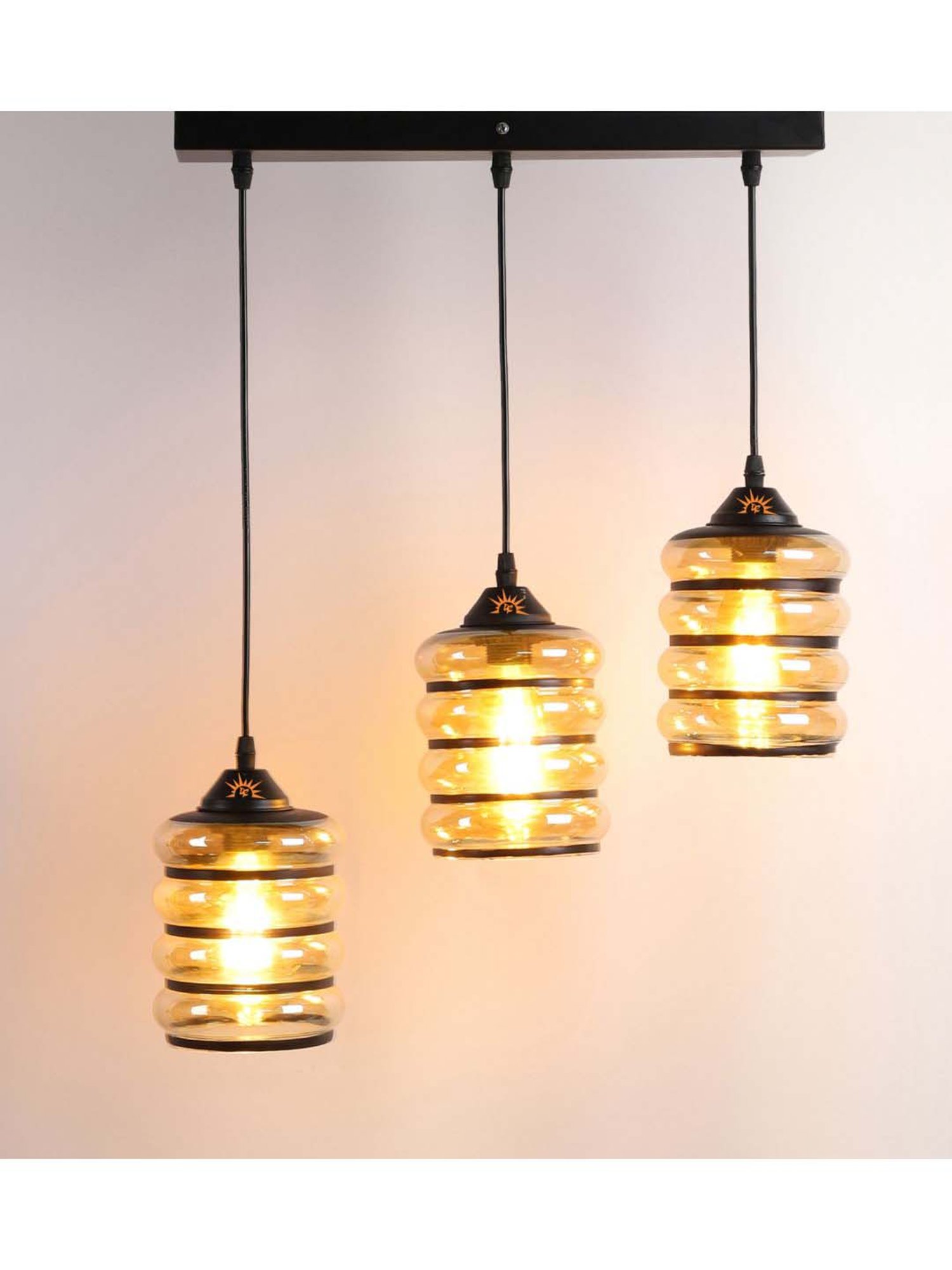 DecorativeRay Transparent Hanging Light - Set of 1