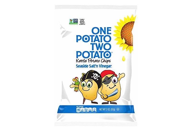 One Potato Two Potato Seaside Salt'n Vinegar Kettle Potato Chips - 2oz