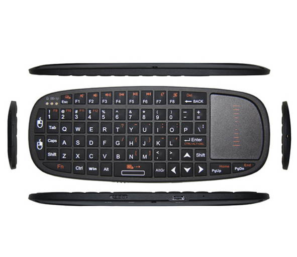 Rii mini i10 2.4Ghz Wireless Keyboard with touch pad laser pointer for HTPC for PS3 for XBOX360 70 Keys QWERTY Layout
