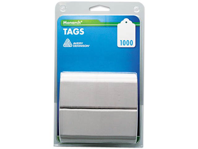 Monarch 925047 Refill Tags, 1-1/4 x 1-1/2, White, 1000/Pack