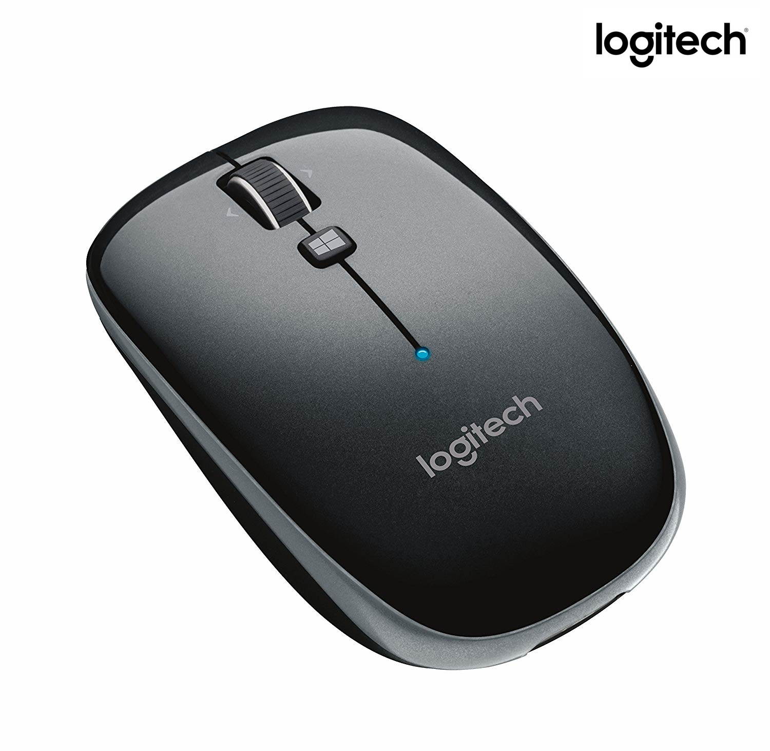 Logitech M557 910-003971 Black 6 Buttons Tilt Wheel Bluetooth Bluetooth Wireless Optical 1000 dpi Mouse - Black