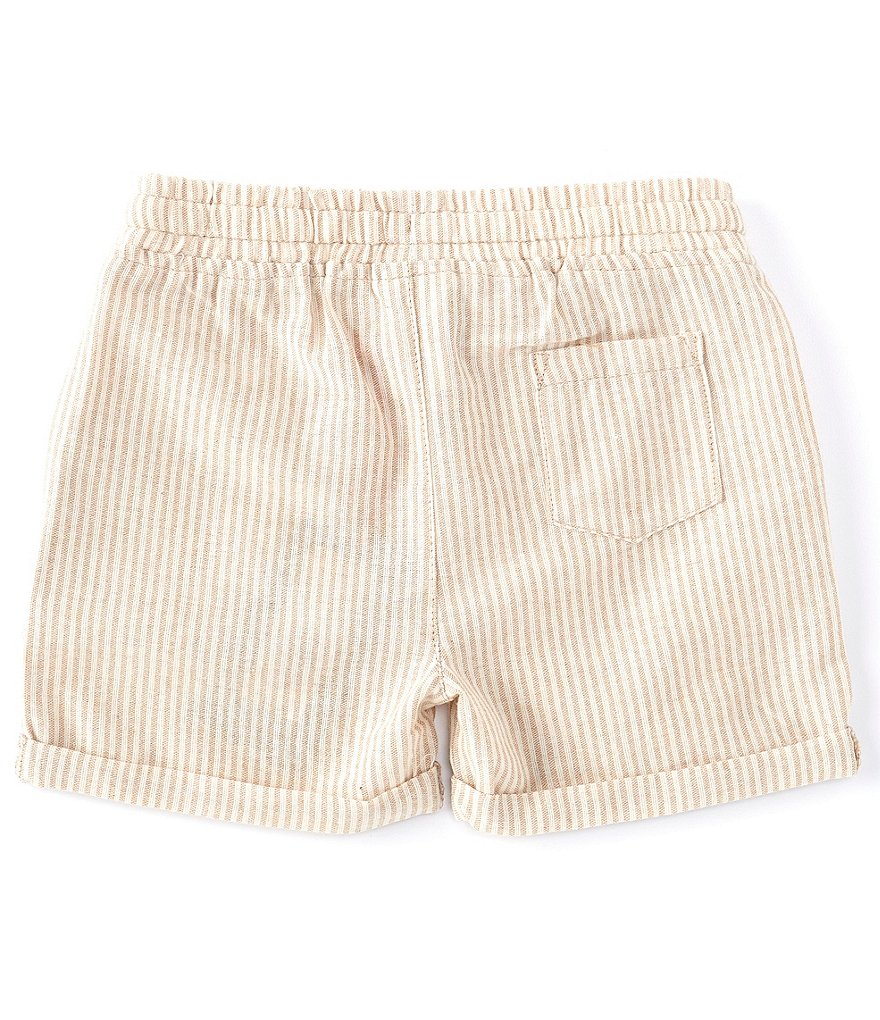 Edgehill Collection Baby Boys 3-24 Months Flat Front Linen Shorts