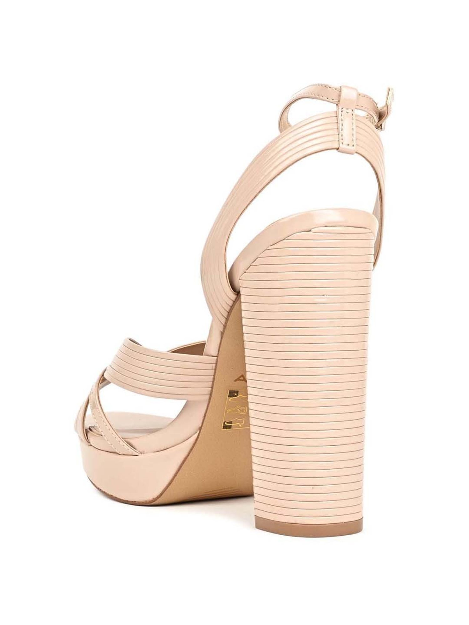 Aldo Women's Beige Ankle Strap Sandals