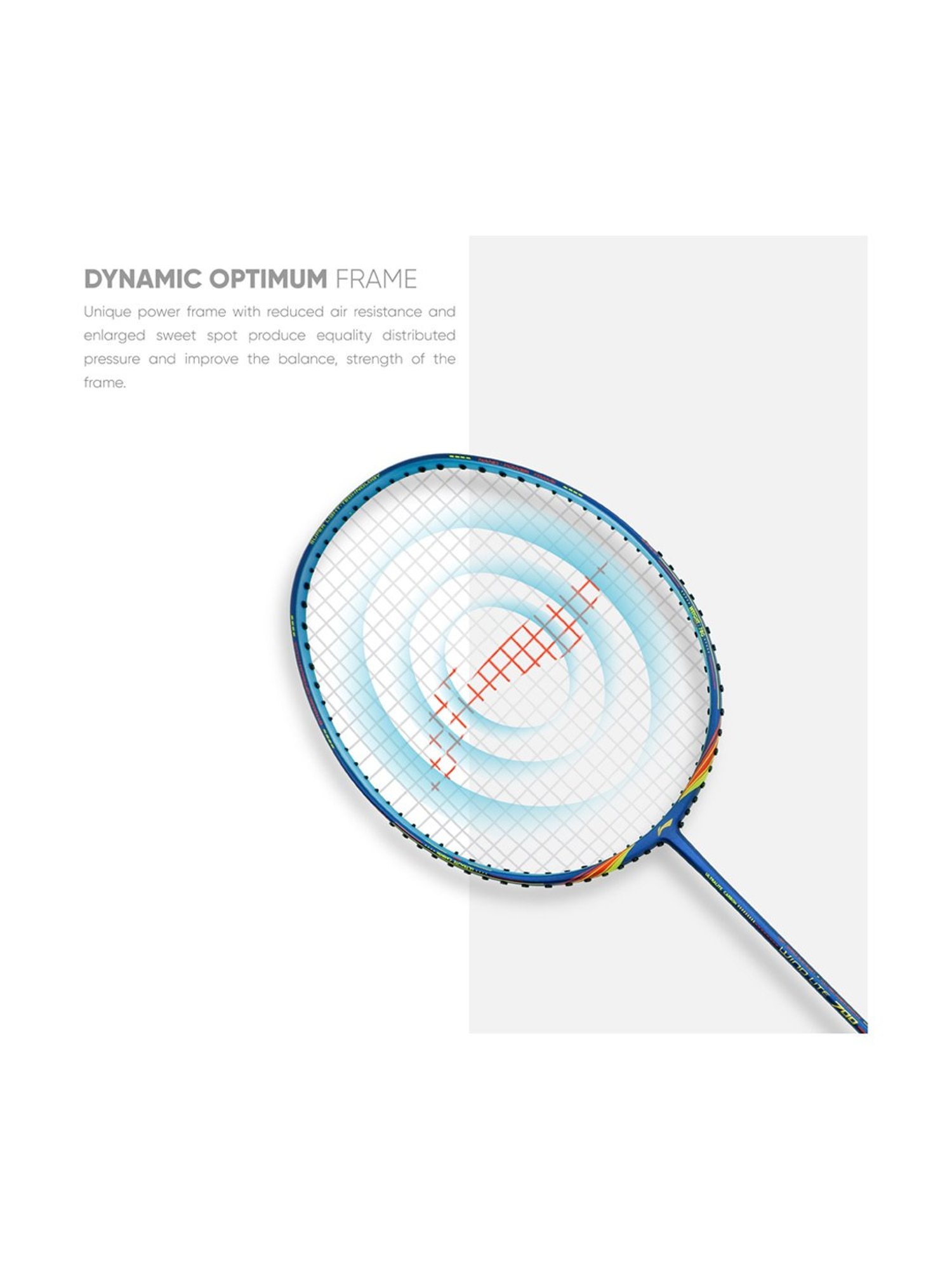 Li-Ning Wind Lite 700 Badminton Racket (Royal Blue) Size - Medium