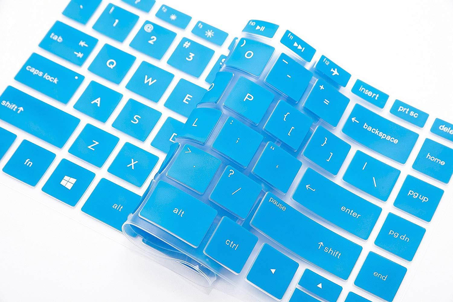 Leze - Ultra Thin Keyboard Cover for 14" HP Pavilion x360 2-in-1 14M-BA 14M-BA011DX 14M-BA014DX 14M-BA015DX,14M-BF 14-BF050WM,14M-BW 14-BW065BR series Touch Screen Laptop - Blue